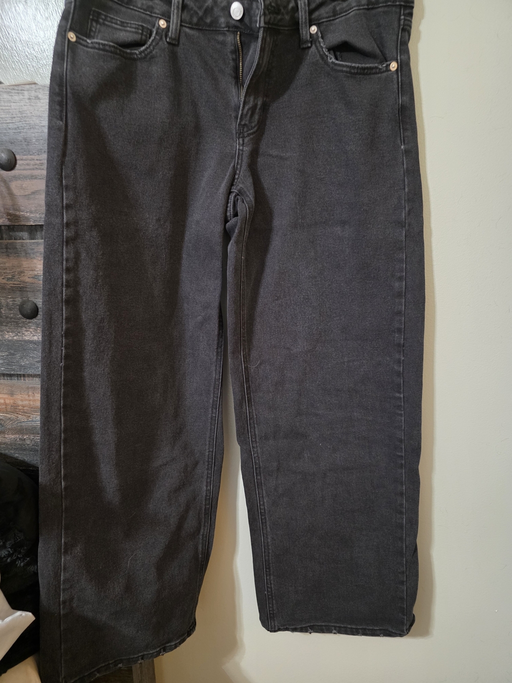 No Boundaries Black Relaxed Straight Jeans